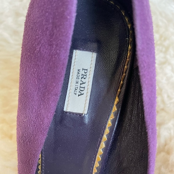 PRADA SUEDE PUMPS - Size 39.5 - Picture 2 of 11